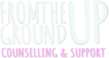 From the Ground Up Counselling & Support text logo